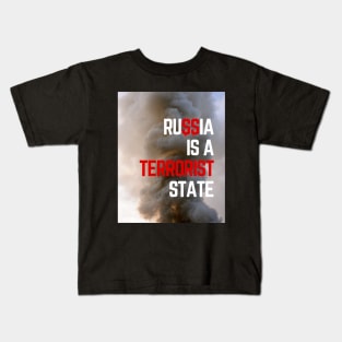 russia terrorist state Kids T-Shirt